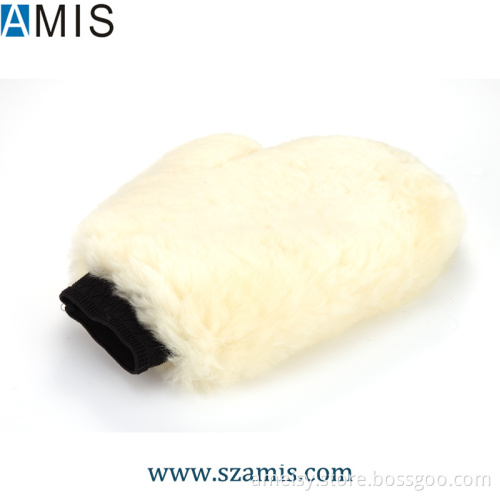 Genuine Sheepskin Car Washing Wool Mitt